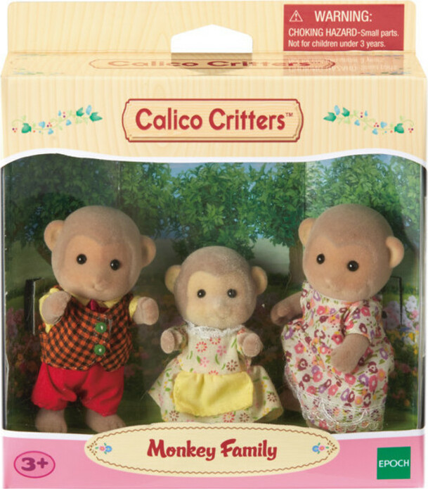 Calico Critters CC1489 Mango Monkey Family Doll Set 