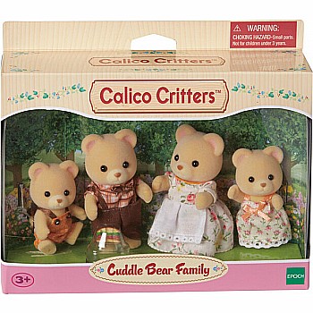 Calico Critter Cuddle Bear Family