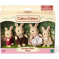 Calico Critters - Sweet Pea Rabbit Family