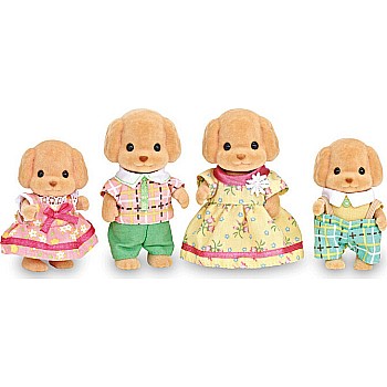 Calico Critter Toy Poodle Family