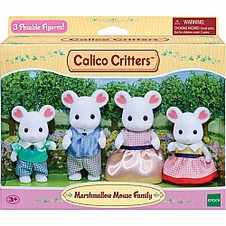 Calico Critter Marshmallow Mouse Family