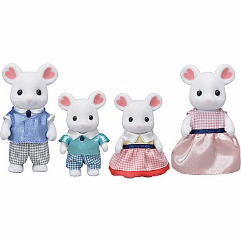 Calico Critter Marshmallow Mouse Family