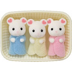 Calico Critters Marshmallow Mouse Triplets
