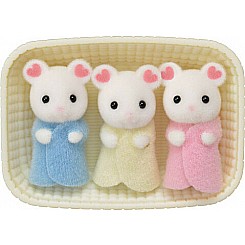 Marshmallow Mouse Triplets