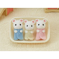 Marshmallow Mouse Triplets