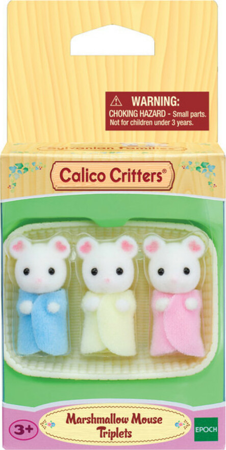 Epoch Calico Critters CC1806 Marshmallow Mouse Triplets for sale online 