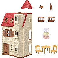 Calico Critters: Red Roof Tower Home
