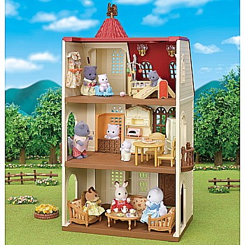 Calico Critter Red Roof Tower Home