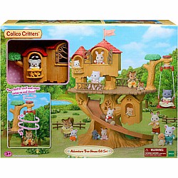 Calico Critter Adventure Tree House Gift Set