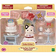 Calico Critters Party Time Playset -Tuxedo Cat Girl