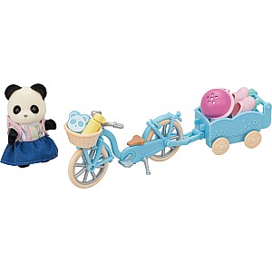 Calico Critters Cycle & Skate Set Panda Girl