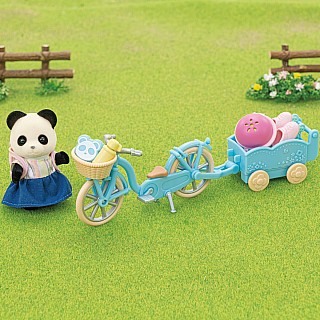 Calico Critters Cycle & Skate Set Panda Girl