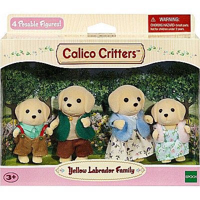 Calico Critters - Yellow Labrador Family