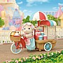Calico Critters Popcorn Delivery Trike