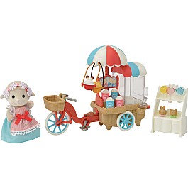 Calico Critters Popcorn Delivery Trike