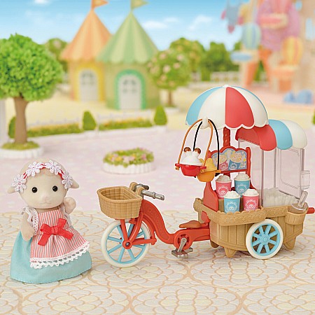 Calico Critters Popcorn Delivery Trike