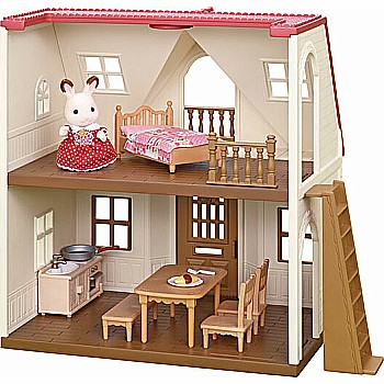 Calico Critters Red Roof Cozy Cottage Starter Home