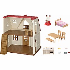 Calico Critters Red Roof Cozy Cottage Starter Home