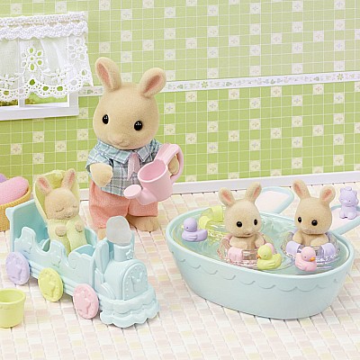 Calico Critters - Triplets Baby Bathtime Set