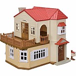 Calico Critters Red Roof Country Home -Secret Attic Playroom