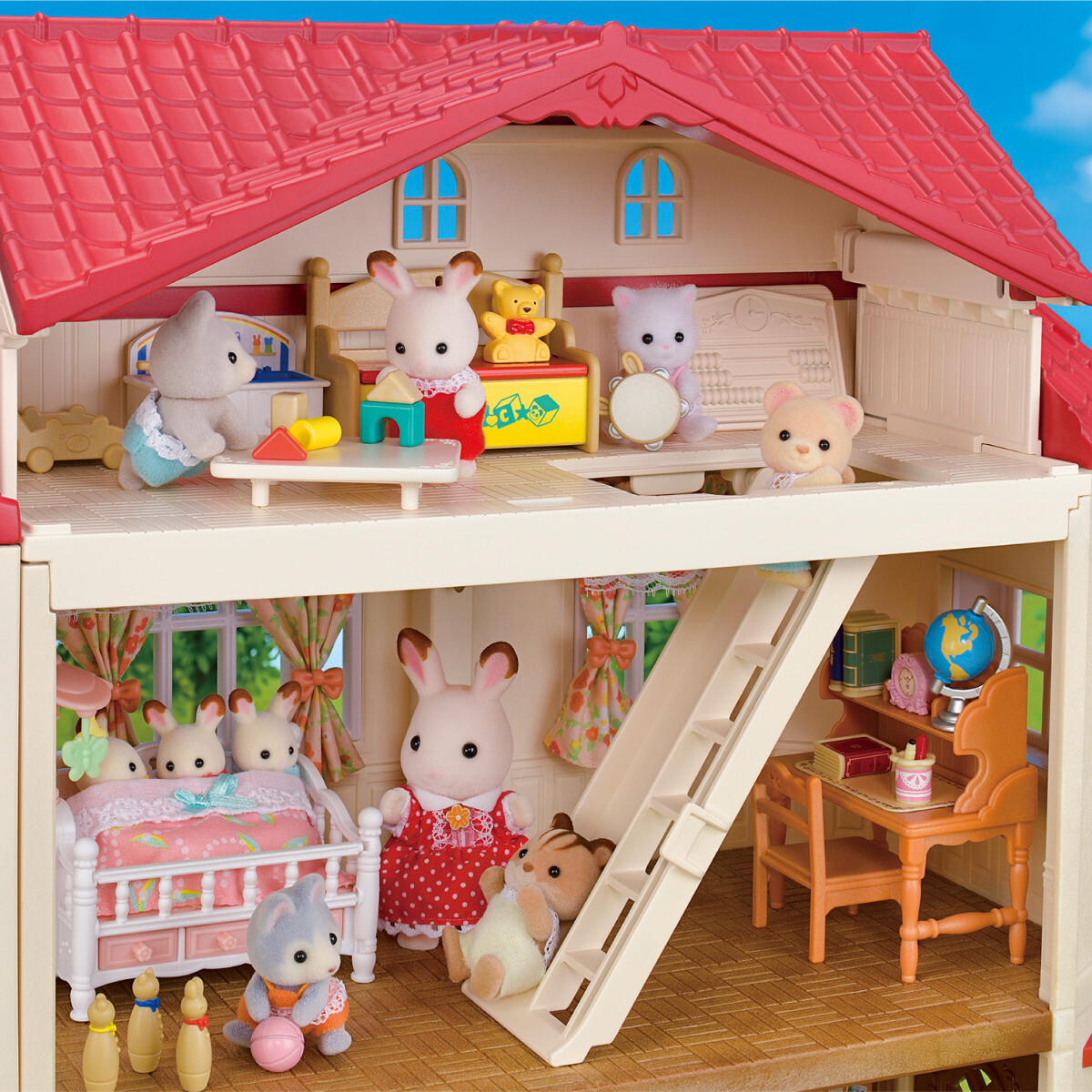 Buy Sylvanian Families - Red Roof Country Home - Secret Attic