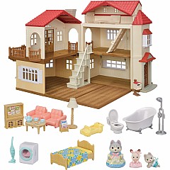 Calico Critters Red Roof Country Home Gift Set-Secret Attic Playroom