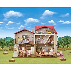 Calico Critters Red Roof Country Home Gift Set-Secret Attic Playroom
