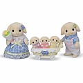 Calico Critters Flora Rabbit Family