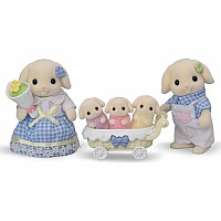 Calico Critters Flora Rabbit Family