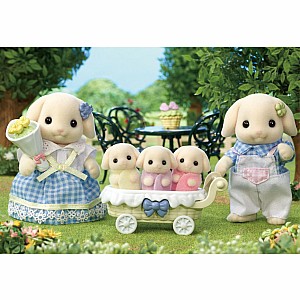 Calico Critters Flora Rabbit Family