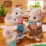 Calico Critters Latte Cat Family