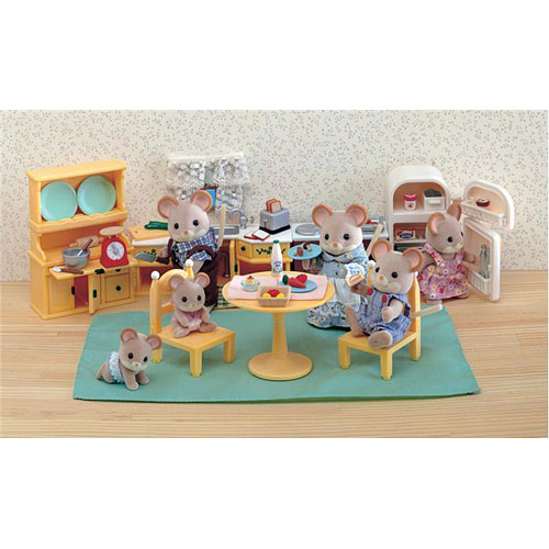 Calico Critters Kozy Kitchen Set Review & Unboxing! (BEST REVIEW EVER!) 