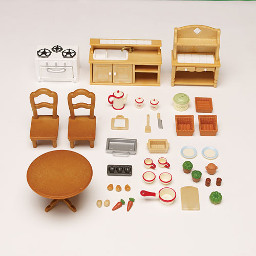 Calico Critters DELUXE KITCHEN SET CC2267 Sylvanian Families International  Playthings Calico Critters