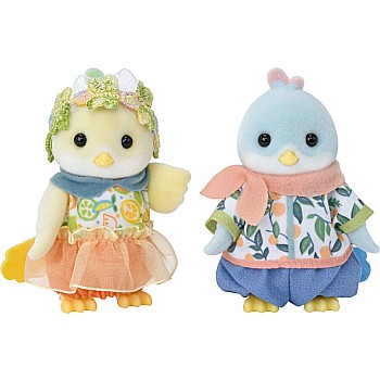 Calico Critters Citrus Bird Family
