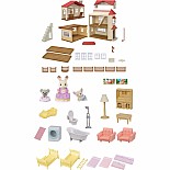 Calico Critters Red Roof Country Home Gift Set