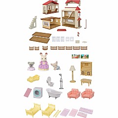 Calico Critters Red Roof Country Home Gift Set