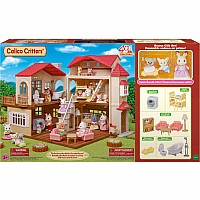 Calico Critters Red Roof Country Home Gift Set