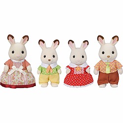 Calico Critters Chocolate Rabbit Family