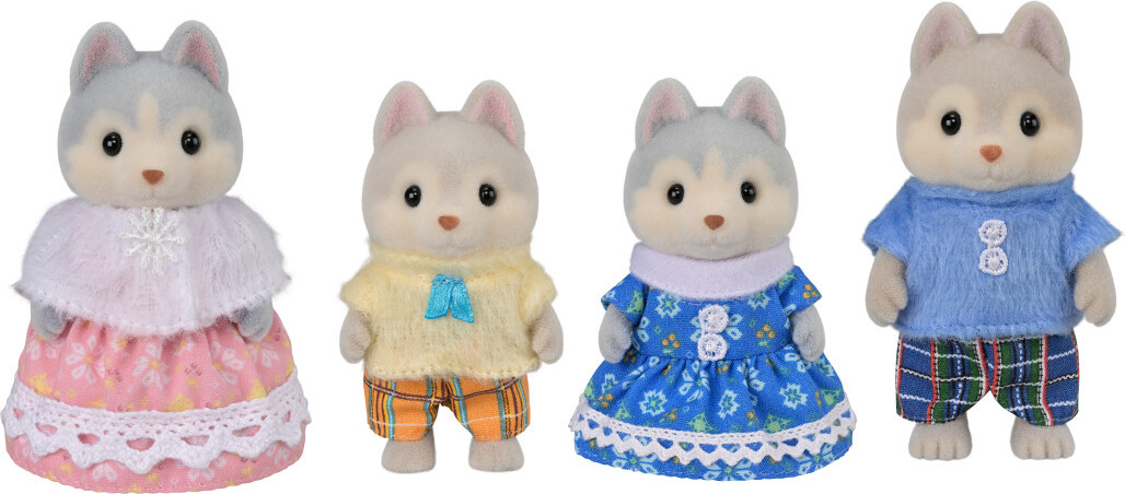 Calico Critters Husky Family