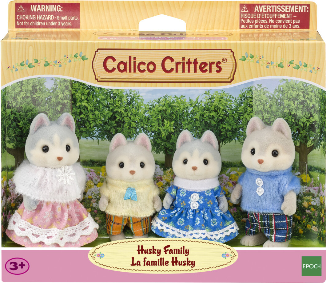 Calico Critters Husky Family