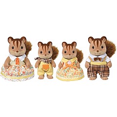 Calico Critters Walnut Squirrel Family