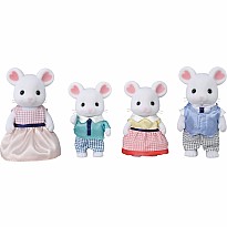 Calico Critters Marshmallow Mouse Family