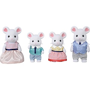 Calico Critters Marshmallow Mouse Family
