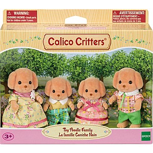 Calico Critters Toy Poodle Family