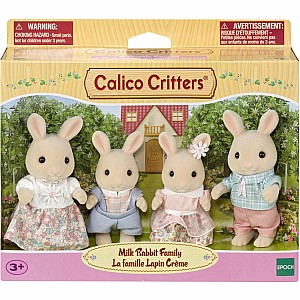 Calico Critters Milk Rabbit Family