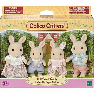 Calico Critters Milk Rabbit Family