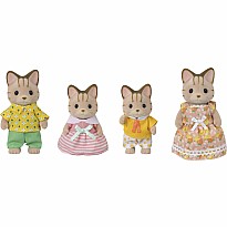 Calico Critters Striped Cat Family