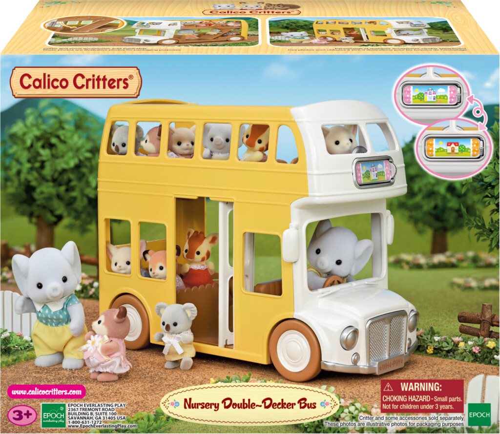 Calico Critters Nursery Double Decker Bus 