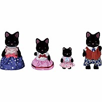 Calico Critters Midnight Cat Family