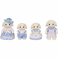 Calico Critters Flora Rabbit Family